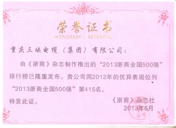 浙商500強(qiáng)